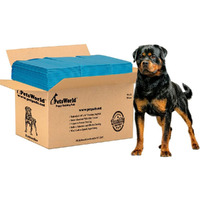 Petsworld Extra Large Potty Pads For Dogs, Odor Eliminating 30"" X 36"", 50 Count Pee Pads For Pets, Gigantic Xl Dog Pads, 5 Layer Ultra Absorbent Technology, Leak Proof Training Pads For Dogs & Cats