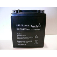 Powerstar Ytx7L-Bs Motorcycle Battery For Kawasaki Ex250 Ninja 250Cc 95-'07