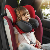 Infanzia Kids Chin Supporting Travel Neck Pillow, Prevent Head From Falling Forward, Comfortably Supports Head, Neck And Chin - Gifts For Toddler/Child/Kids, Black
