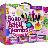 Soap & Bath Bomb Making Kit For Kids, 3-In-1 Spa Science Kit, Easter Craft Gifts For Girls & Boys Age 6 7 8 9 10-12 Year Old Girl Crafts Kits : Diy Experiment Toys, Craft Gift For Kids Ages 6-12