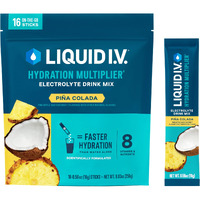 Liquid I.V. Hydration Multiplier - Pina Colada | Electrolyte Powder Drink Mix | 1 Pack (16 Servings)