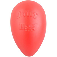 Jolly Pets Jolly Egg Dog Toy, 8 Inches/Medium, Red (Je08 Rd)