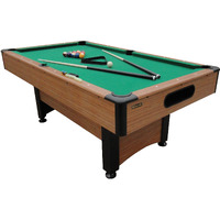 Mizerak Dynasty Space Saver 6.5' Billiard Table With Leg Levelers, Automatic Ball Return, And Classic Green Nylon Cloth