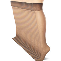 L'Eggs Womens Everyday Knee Highs Pq0J98 20 Pairs Tights, Off Black, One Size Us
