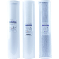 Water Filters - Sediment/Gac/Carbon (Pack Of 3) | 4.5"" X 20""