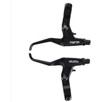 Fomtor Bike Brake Levers Universal Aluminum Alloy Brake Handle 2.5 Finger For Mountain Bike, Kids Bike, Folding Bike, Mtb Bmx (2.2Cm)