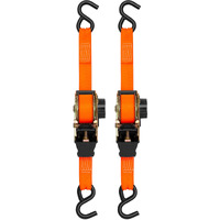 Smartstraps 10 Retractable Ratchet Straps, 2 Pack - 3,000Lb Break Strength, 1,000Lb Safe Work Load - Haul Motorcycles, Boats, And Appliances With Patented Technology Heavy Duty Ratchet Straps