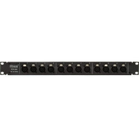 Hosa Pdr-369 12-Point Xlr Balanced Patchbay