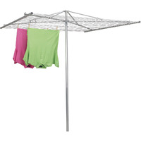 Household Essentials 17140-1 Rotary Outdoor Umbrella Drying Rack | Steel | 30-Lines With 182 Ft. Clothesline