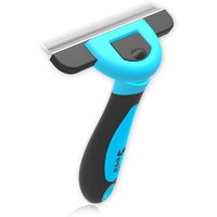 Effective Deshedding Brush And Large Dog Comb - Professional Grooming Tools For Dogs And Cats To Reduce Undercoat Shedding