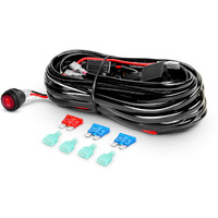Nilight - 10009W - Ni-Wa05 Led Light Bar Wiring Harness Kit 12V On Off Switch Power Relay Blade Fuse For Off Road Led Work Light Bar,2 Years Warranty