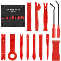 Gooacc Nylon Bumper Fastener Rivet Clips Car Clip Panel Audio Video Dashboard Dismantle Kits Installer Removal Tool (13Pcs Trim Removal Tool Set)