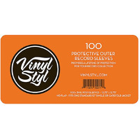 Vinyl Styl Protective Outer Record Sleeves - 100 Pack