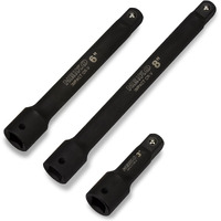 Neiko 00237A 1/2-Inch-Drive Impact Extension-Bar Set, Made With Crv Steel, 3-Inch, 6-Inch, And 8-Inch Sizes, 3-Piece Set