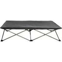 Regalo My Cot Extra Long Portable Bed, Includes Fitted Sheet, Gray 54X28X12 Inch (Pack Of 1)