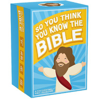 So You Think You Know The Bible, A Fun Bible Trivia Game For Families, Fellowships And Bible Study - A Great Christian Gift
