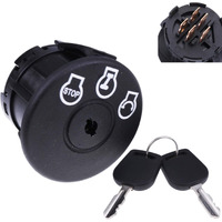 Jeenda Riding Lawn Mowers Ignition Switch Key Compatible With Mtd Craftsman 725-04659 925-04659 Cub Cadet Zero Turn Ariens Gravely Bad Boy Dixie Chopper Troy-Bilt John Deere Tractor-5 Terminals