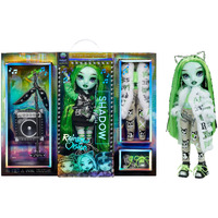 Rainbow Vision Shadow High Neon Shadow- Harley Limestone (Neon Green) Posable Fashion Doll. 2 Designer Outfits To Mix & Match, Rock Band Accessories Playset, Great Toy Gift Kids 6-12 Years & Collector