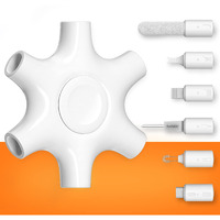 Tassmpitor For Iphone Cleaning Kit, Port Cleaner Repai Restore Tool For Ipad Pro Watch Cell Phone Charging Port, Lightning Charger Cables Speaker Airpod Cleaning Putty Dust For All Devices (White)