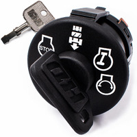 Hd Switch Starter Ignition Key Switch & Protective Umbrella Key Fits Ayp, Husqvarna, Craftsman, Sears, Poulan Lawn Mower Rider 532193350 193350, With 2 Keys & Free Carabiner