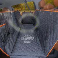 Ibuddy Seat Cover For Trucks With Mesh Window 100% Waterproof Dog Hammock Back Seat Machine Washable X-Large Dog Seat Cover With Side Flaps For Trucks Against Dirt And Fur For Suv
