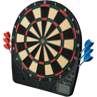 Franklin Sports Electronic Dart Board Sets - Soft Tip Electric Dartboard With Digital Scoreboard - (6) Darts Included, 15""