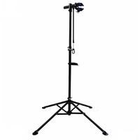 Maxxhaul 80725 Bike Repair Stand/ Display With Adjustable Height & 360 Deg. Rotating Head Clamp,Black