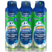Scrubbing Bubbles Mega Shower Foamer With Ultra Cling Bulk Bathroom Cleaner 20 Ounce (Pack Of 3)