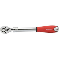 Neiko 03068A 1/2-Inch Drive Extendable Ratchet Handle | 72 Tooth Reversible Ratcheting Feature W/Soft Grip Handle | 12 To 17-1/2    Lengths, Red