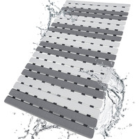 Bemiso Shower Mat Non Slip Bathtub Mat With Suction Cups And Drain Holes 27.5 X15.7 Inch Bath Mat For Tub & Shower.Easy Dry,Easy To Cut,Eco-Friendly