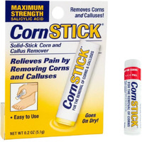 Cornstick Maximum Strength Salicylic Acid Solid-Stick Corn And Callus Remover 0.2 Oz