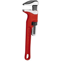 Ridgid 31400 Adjustable 12"" Spud Wrench Plumbing Pipe Tool With Smooth, Narrow Jaws, 3/8"" To 2-5/8"" Pipe Capacity