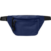 Dalix 3 Pocket Fanny Pack Money Pouch Concealer (Navy Blue)