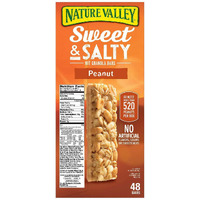 Nature's Valley Sweet And Salty Granola Bars Peanut Dipped In Peanut Butter Coating, 36 Count, Pack Of 1