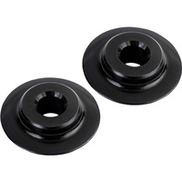 Superior Tool 42348 Replacement Cutter Wheels (Cu, Iron, Steel)-Pipe Cutter Replacement Wheels For St 2000-Two Pack , Black