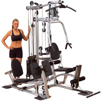 Body-Solid Powerline (P2Lpx) Multi-Station Single Weight Stack Home Gym Machine, Arm & Leg Strength Training Functional Exercise Workout Station For Weight Lifting And Bodybuilding With Leg Press