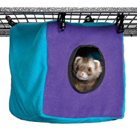 Midwest Homes For Pets Ferret Nation Cozy Cube For Ferret Nation & Critter Nation Small Animal Cages | Measures 8.5L X 8.5W X 9H - Inches
