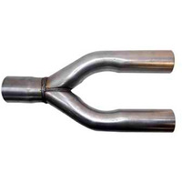 Exhaust Y Pipe 3.00"" Diameter Single Inlet To 2.25"" Diameter Dual Outlets Aluminized Steel Wyp300-225 Wesdon Exhaust Y Pipe
