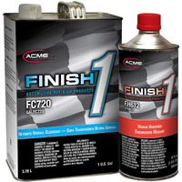 Sherwin Williams Finish 1 Automotive Refinish Ultimate Overall Clearcoat (Fc720), 1 Gallon | Medium Universal Hardener (Fh612), 1 Quart Included