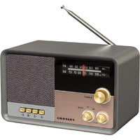 Crosley Cr3036D-Cl Tribute Vintage Am/Fm Bluetooth Radio, Charcoal
