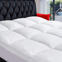 Coonp Queen Mattress Topper, Extra Thick Pillowtop, Cooling And Plush Mattress Pad Cover 400Tc Cotton With 8-21 Inch Deep Pocket 3D Snow Down Alternative Fill