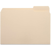 Business Source 16492 File Folder,1/3 Cut Right Tab,1-Ply,3/4-Inch Exp.,Ltr,100/Bx