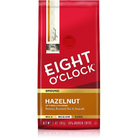 Eight O'Clock Ground Coffee, Hazelnut, 11 Ounce
