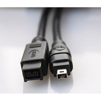 Bizlander Firewire High Speed Premium Dv To Firewire Cable 800 1394B 800-400 Ieee 9 Pin Male To 4 Pin Male Cable 6Ft For Mac Pro, Macbook Pro, Mac Mini, Imac Pc,Digital Cameras, Slr