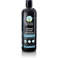 Natural Shampoo By Herbal Choice Mari (Green Tea & Peppermint, 16 Fl Oz Bottle) - Made With Organic Ingredients - No Toxic Synthetic Chemicals
