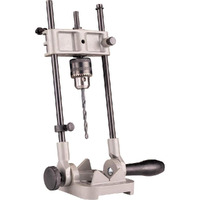 General Tools Precision Drill Guide For 3/8-Inch Or 1/2-Inch Power Drills, Portable & Lightweight, Folds Flat For Storage, Silver