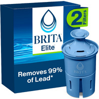 Brita Elite Water Filter Replacements For Pitchers And Dispensers, Bpa-Free, Reduces 99% Of Lead, Lasts Six Months Or 120 Gallons, Includes 2 Pitcher Replacement Filters