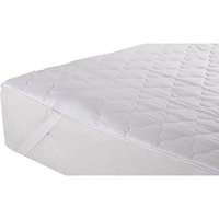 Gilbin, Quilted Cot Size Mattress Pad, 30 X 75 (White, Cot Size 30""X75"")
