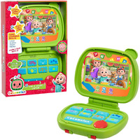 Cocomelon Sing And Learn Laptop Toy For Kids, Lights, Sounds, And Music Encourages Letter, Number, Shape, And Animal Recognition, Officially Licensed Kids Toys For Ages 18 Month By Just Play