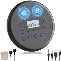 Cd Player Portable, Monodeal Rechargeable Portable Cd Player With Built-In Speakers, Walkman Cd Player For Car And Personal Use, Anti-Skip Cd Player With Headphones